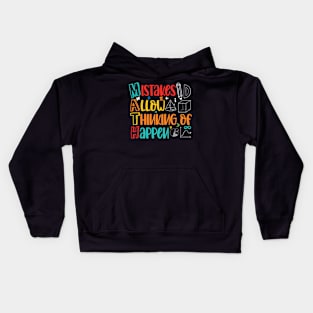 MATH Mistakes Allow Thinking to Happen Kids Hoodie